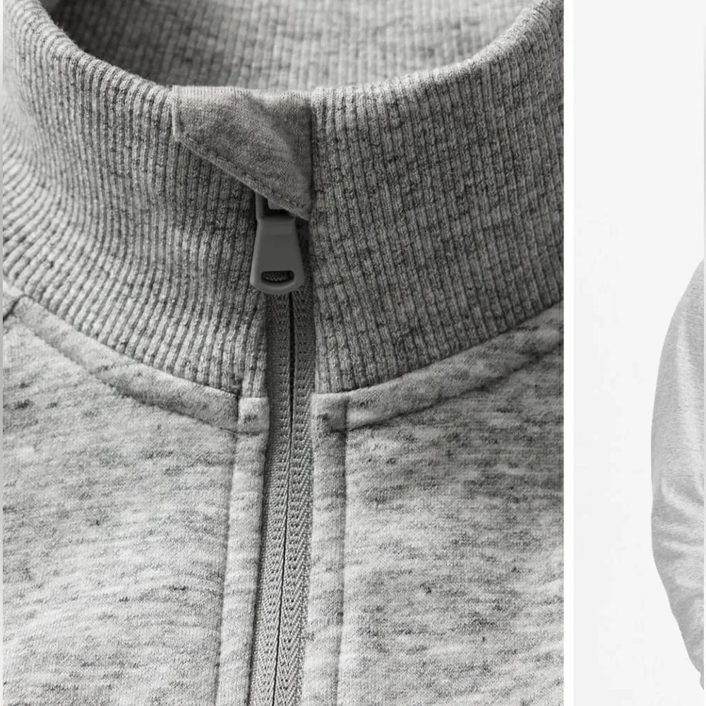 Fabletics | The Go-To Quarter Zip in Mid Grey Heather | L